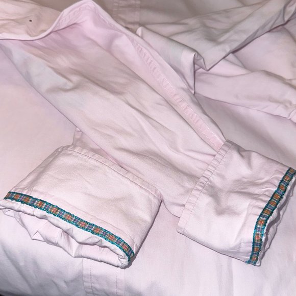 Robert Graham The Freshly Laundered Shirt 100%‎ Cotton Pink Size XXL - Picture 12 of 13